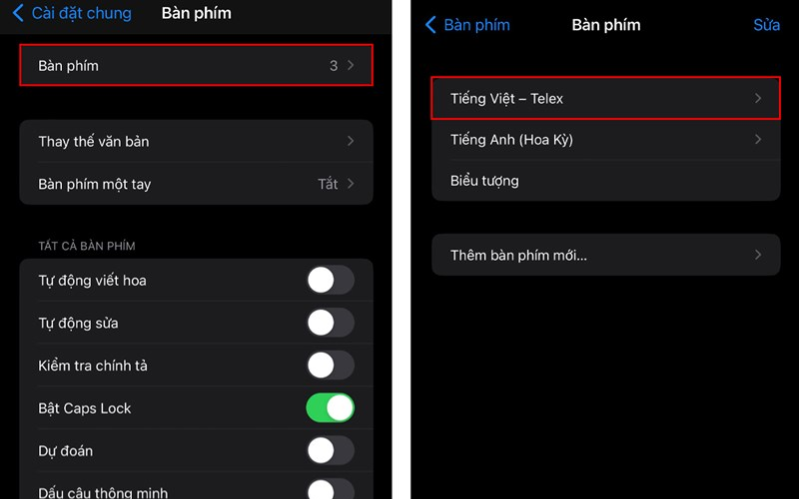 lỗi có trên iOS 16.1 Lỗi bàn phím tiếng việt
