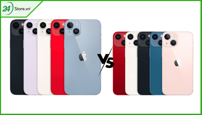 Màu sắc iPhone 14 Plus và iPhone 13 Mini có thêm màu mới