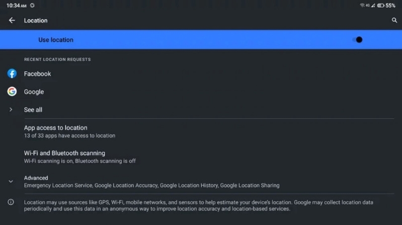 Cách ngăn ứng dụng Android theo dõi bạn Thay đổi cài đặt vị trí của bạn