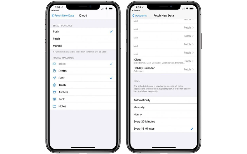 Thay đổi cài đặt thư của bạn 