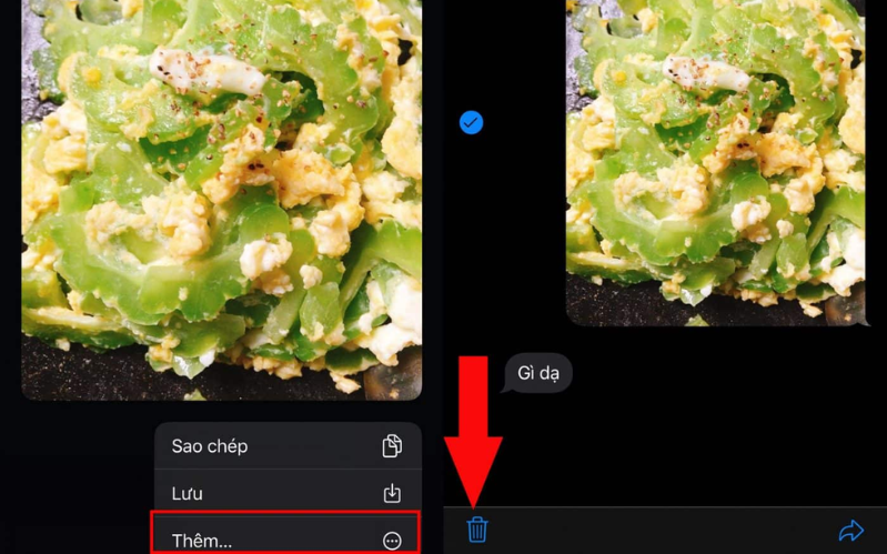 24 cách giúp bạn không còn lo hết dung lượng trên iPhone 14 Xóa hình ảnh trong tin nhắn