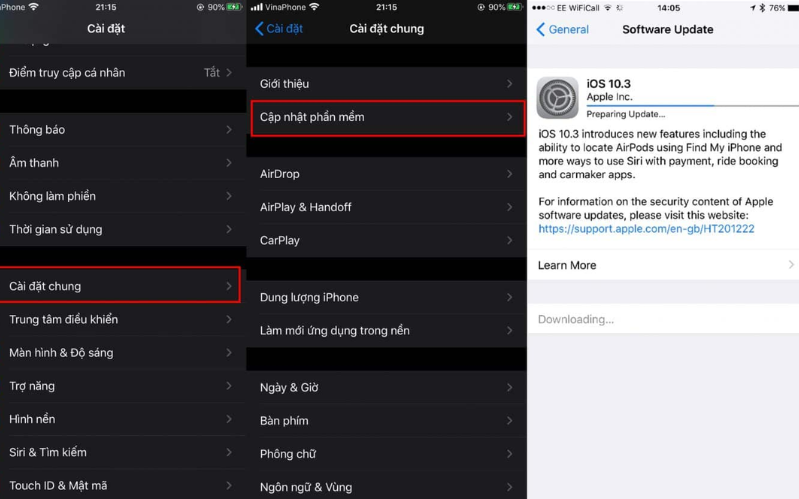 24 cách giúp bạn không còn lo hết dung lượng trên iPhone 14 Cập nhật phần mềm