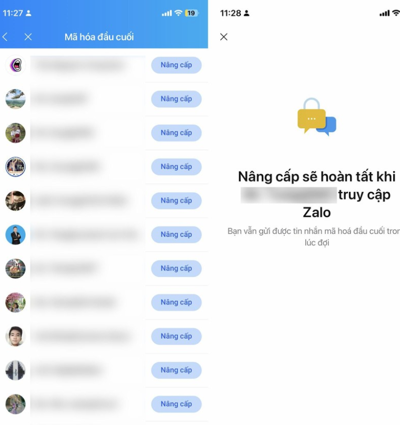 Bạn chỉ cần chọn cuộc trò chuyện cần mã hóa đầu cuối và làm theo các bước hướng dẫn cho đến khi hoàn tất