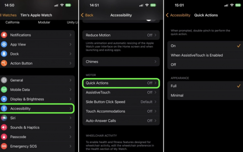 Hướng dẫn cách điều khiển Apple Watch không chạm cực ngầu Mở ứng dụng Watch/Đồng hồ trên iPhone
