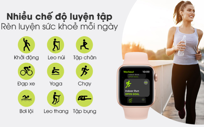 Các tính năng đo lường chỉ số thể dục 