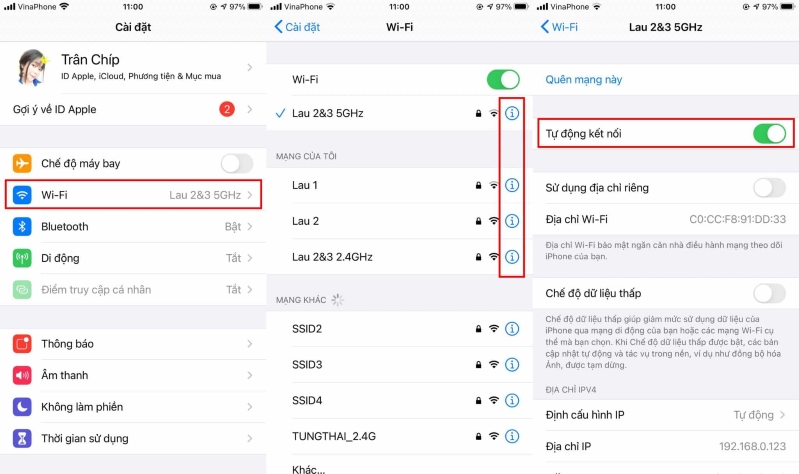 Sửa lỗi Wi-Fi hoạt động chậm Tự động kết nối