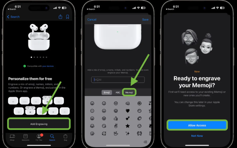 Cách khắc biểu tượng cảm xúc trên hộp sạc AirPods Pro Tìm kiếm AirPods hoặc AirPods Pro