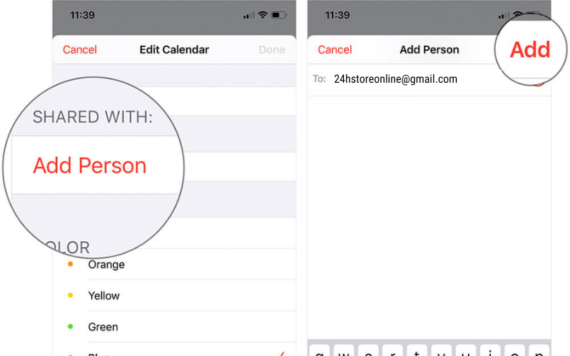 Nhập tên của người dùng được mời 