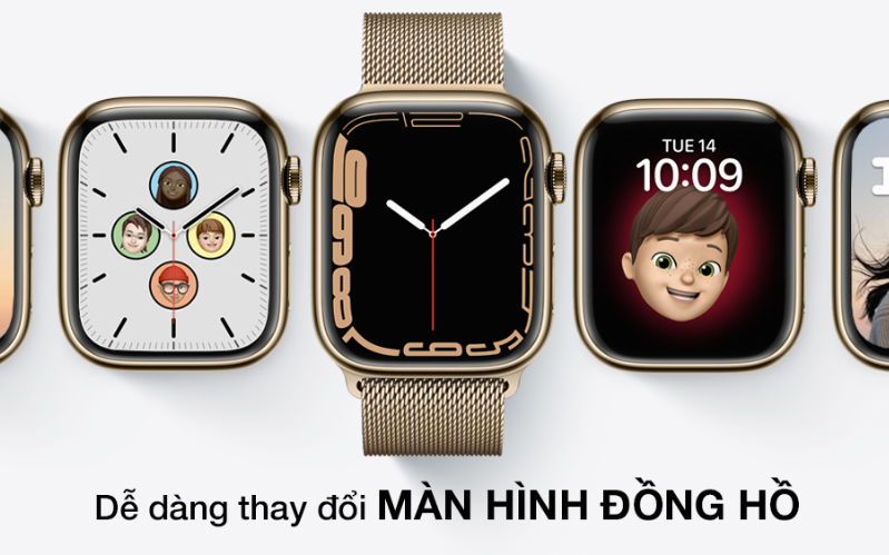 Apple Watch Series 7 LTE 41mm viền thép Siêu phẩm đồng hồ Apple Watch Series 7 LTE 41mm viền thép
