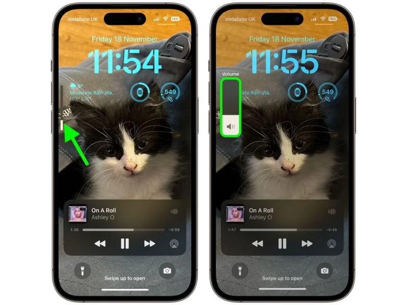 iPhone 14 Kéo âm lượng