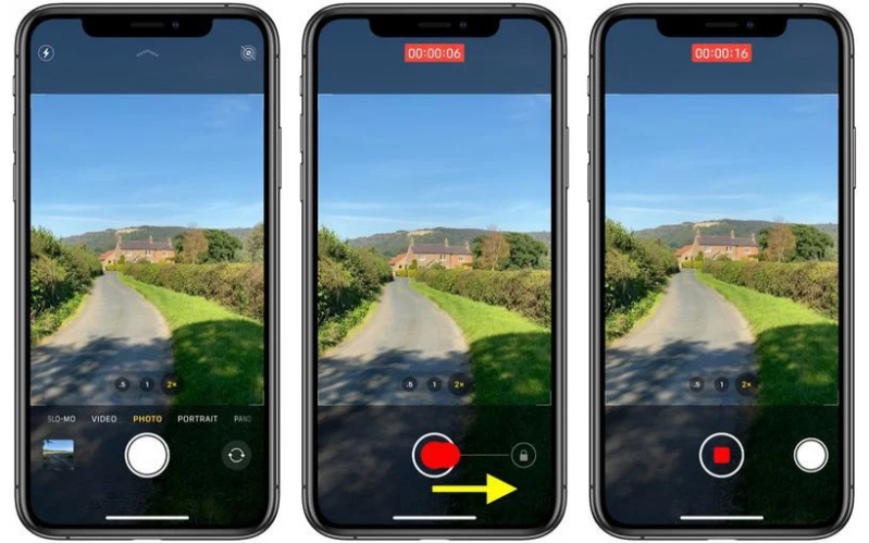 iPhone 14 Quay video nhanh