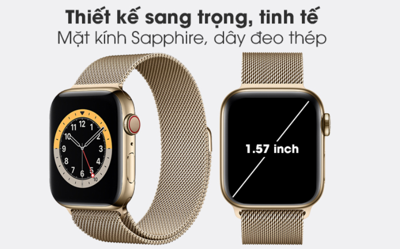 Apple Watch Series 6 Thiết kế sang trọng