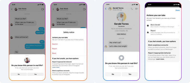 Các tính năng an toàn trên Messenger và Instagram Direct