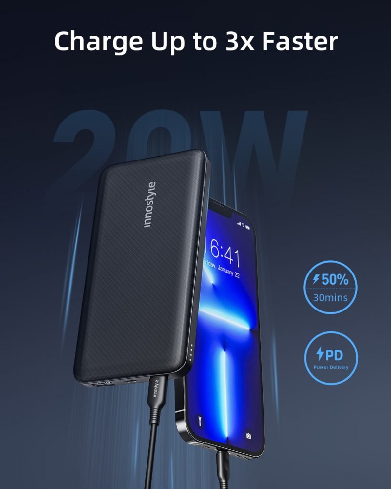 Pin có thể sạc 50% trong 30 phút