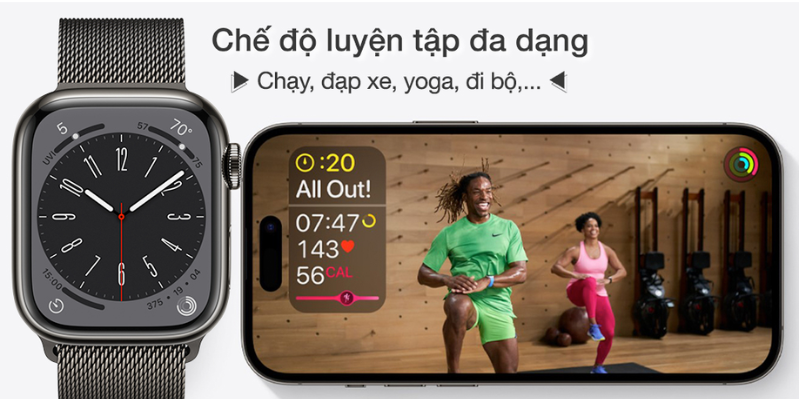 Đa dạng các bài tập thể thao 