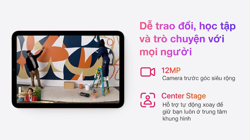 Camera của iPad mini 6 Wifi Cellular 2021 Cũ