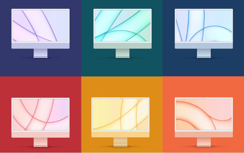 iMac M1 24 inch 4.5K 2021 8 CPU | GPU Cũ