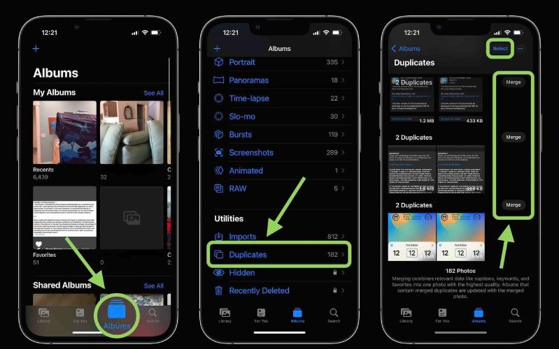 Xóa ảnh và video trùng lặp trên iOS 16 Xóa ảnh và video trùng lặp trên iOS 16