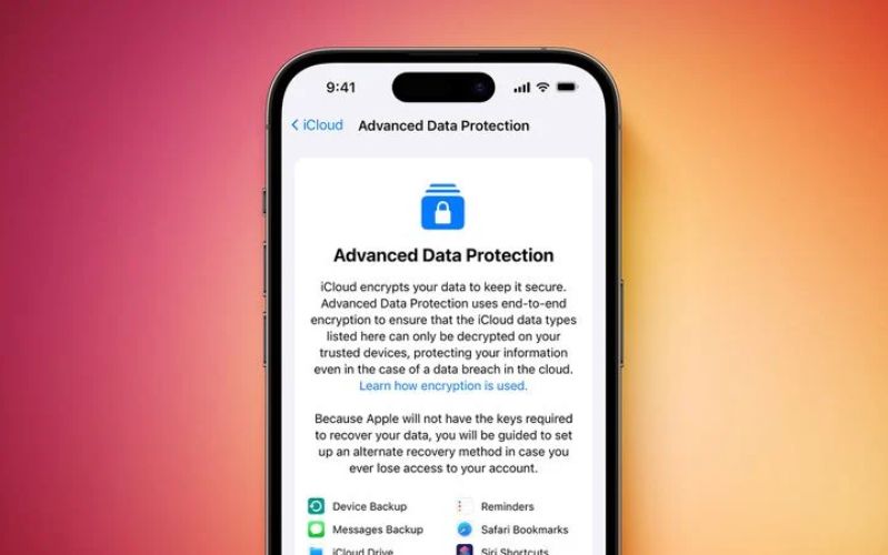 Chế độ bảo mật mới trên iCloud