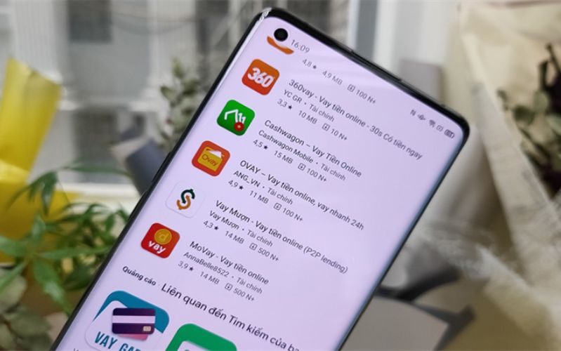 Ứng dụng lừa đảo vay tài chính