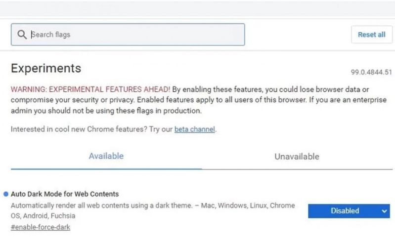 Thay đổi cài đặt trên Google Chrome Thay đổi cài đặt trên Google Chrome