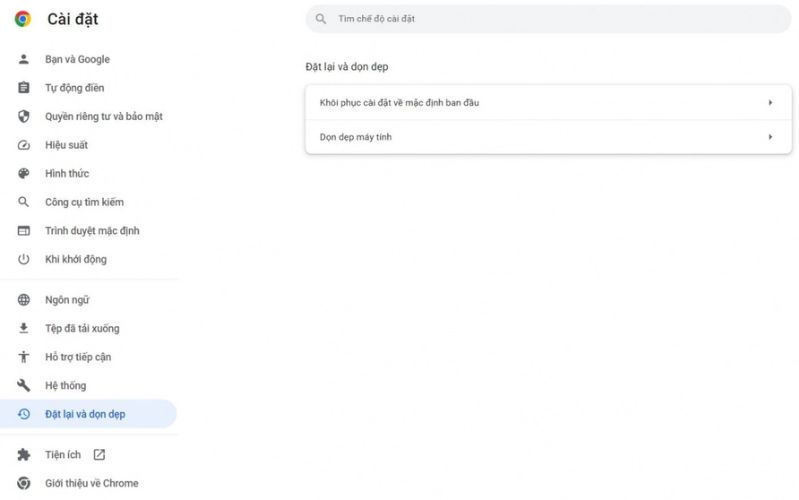 Thay đổi cài đặt trên Google Chrome Thay đổi cài đặt trên Google Chrome