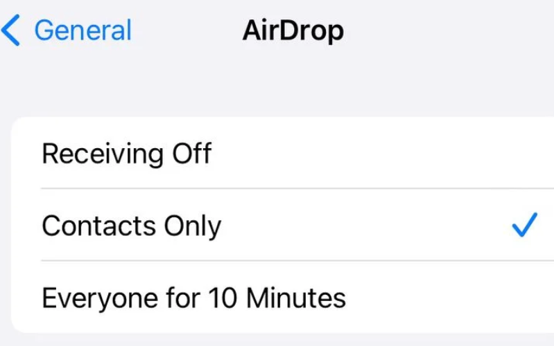 Các tính năng của iOS 16.2 AirDrop sẽ bị giới hạn ở Chỉ Danh bạ theo mặc định