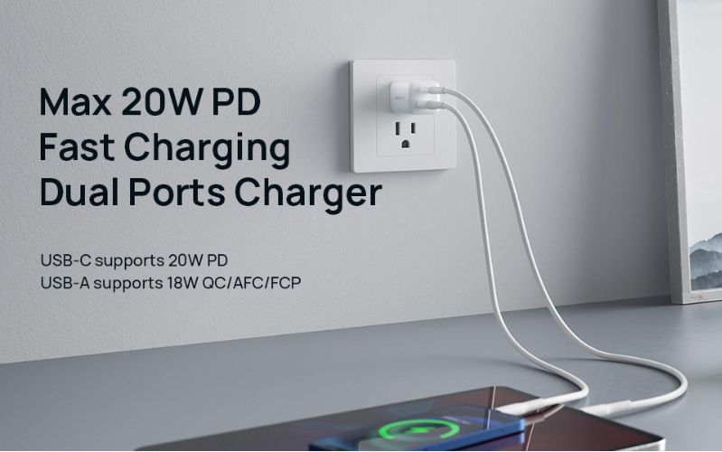Cốc sạc nhanh 20W PD 2 in 1 Jsaux