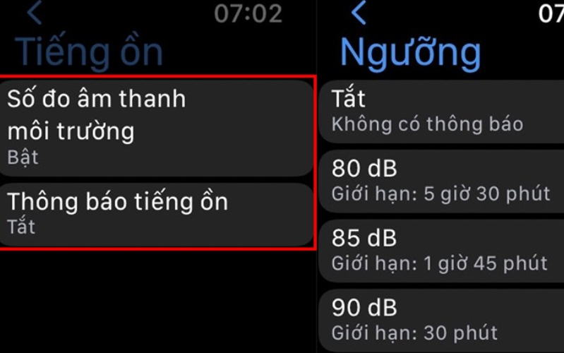 Làm thế nào để đo mức độ tiếng ồn trên Apple Watch series 8? nếu âm thanh vượt quá ngưỡng 80dB có thể gây hại cho bạn