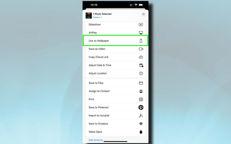 Mẹo dùng video TikTok đặt thành màn hình khoá trên iPhone Điều chỉnh tỷ lệ nếu cần