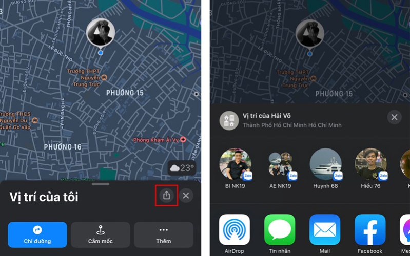 5 mẹo sử dụng định vị trên iPhone Định vị sẽ giúp bạn chia sẻ vị trí của bạn cho bạn bè và người thân có thể nhìn thấy bạn dễ dàng hơn.