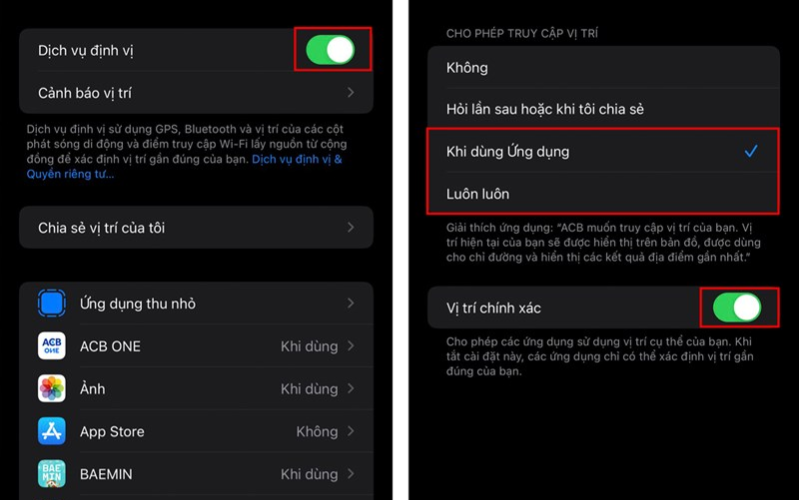 5 mẹo sử dụng định vị trên iPhone Kéo xuống dưới chọn vào ứng dụng bạn muốn chia sẻ vị trí