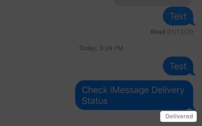 nếu trạng thái không được thông báo về phía bạn ngay cả sau một thời gian, bạn có thể đã nằm trong danh sách bị chặn