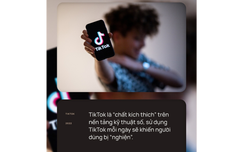Sự ảnh hưởng tiêu cực của Tiktok Sử dụng tiktok hàng ngày sẽ gây nghiện