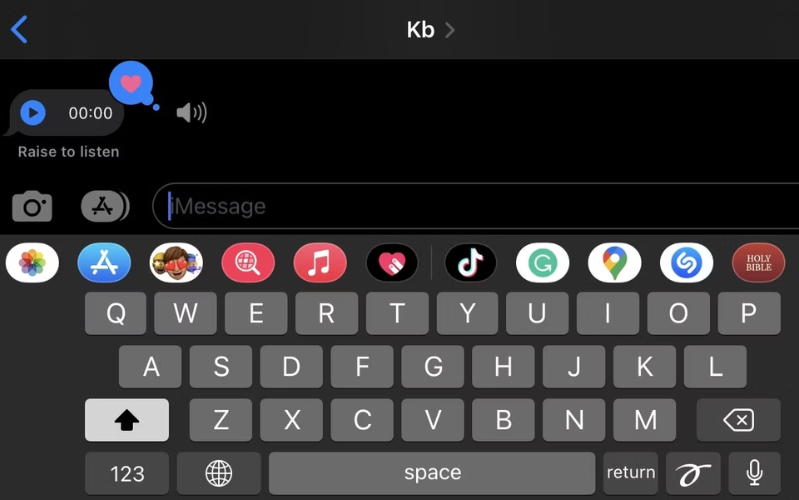 Bạn sẽ tìm thấy biểu tượng viết nguệch ngoạc chữ viết tay bên cạnh nút micrô ở góc dưới cùng bên phải của bàn phím