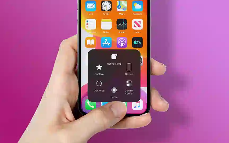 sử dụng iPhone bằng một tay AssistiveTouch