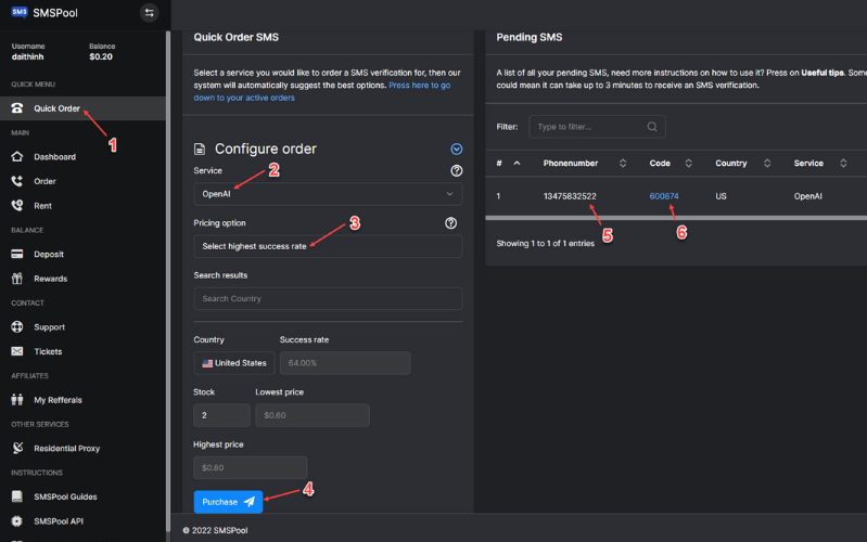 Cách tạo tài khoản ChatGPT ở Việt Nam Bạn sẽ thấy số điện thoại bên tay phải khi hoàn thành