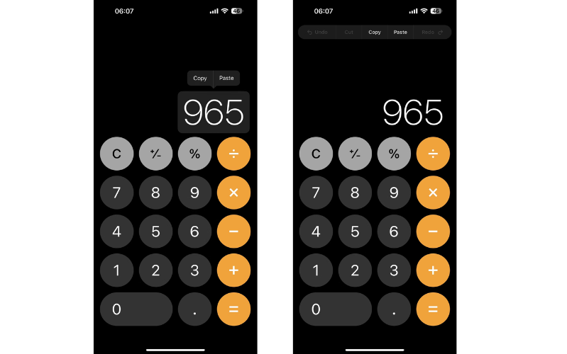 Sao chép và Dán số