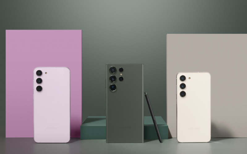 Cả ba model thuộc dòng Galaxy S23 có bốn màu trắng, đen, xanh và tím.