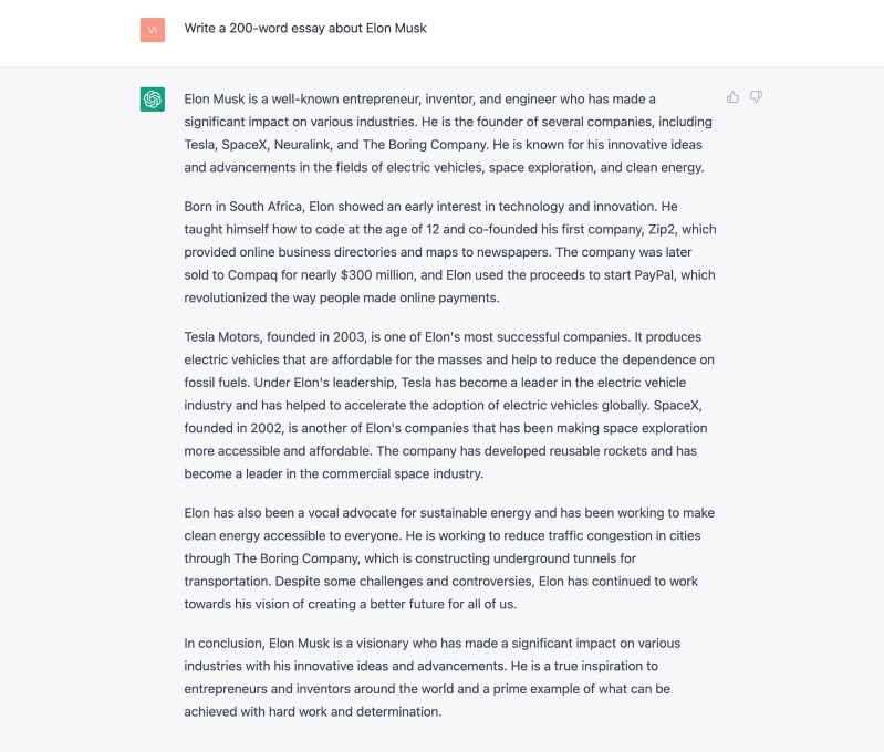 13 công việc ChatGPT có thể làm tốt Viết một bài báo về một chủ đề nhất định