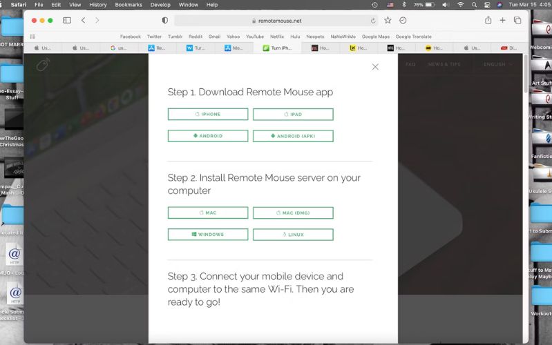 Cách sử dụng iPhone của bạn làm chuột không dây