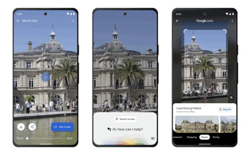 Google ra loạt sản phẩm ứng dụng AI giữa cơn sốt ChatGPT người dùng Android có thể sử dụng Lens để tra cứu thông tin bằng văn bản ngay trên trên màn hình smartphone
