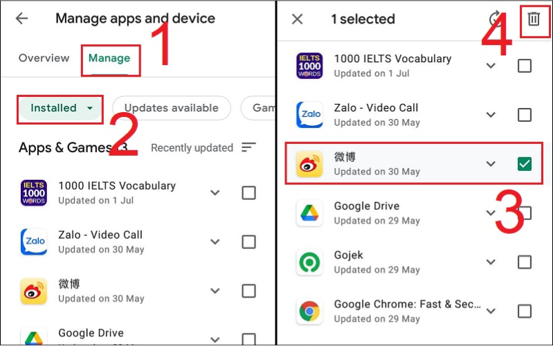 Cách xoá những ứng dụng này để không bị mất tài khoản 