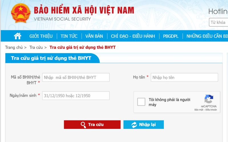 cách tra cứu giá trị sử dụng BHYT cách tra cứu giá trị sử dụng BHYT