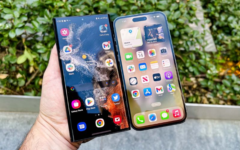 bài kiểm tra tốc độ giữa S23 Ultra và iPhone 14 Pro Max