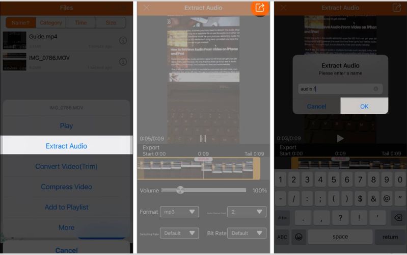 trích xuất âm thanh từ video trích xuất âm thanh từ video