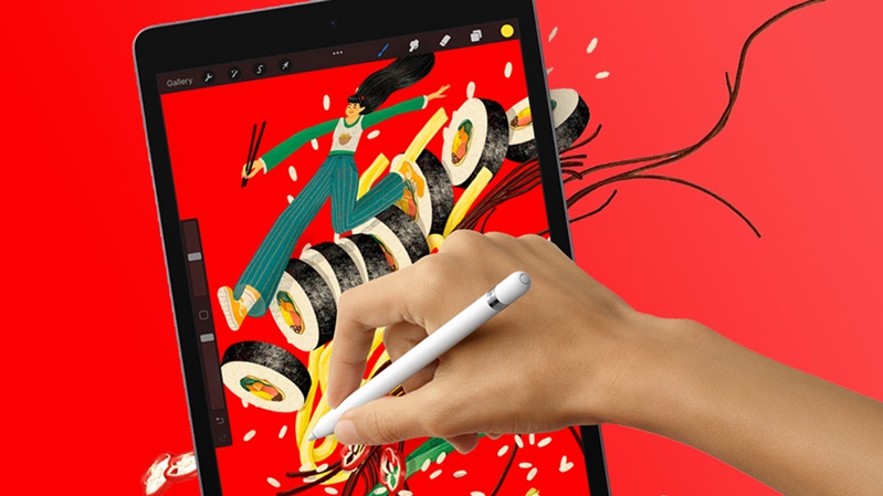 Cảm biến nhanh nhạy Apple Pencil 1 2022