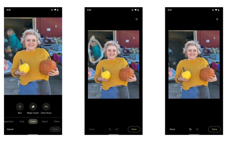 Google Magic Eraser trên iPhone
