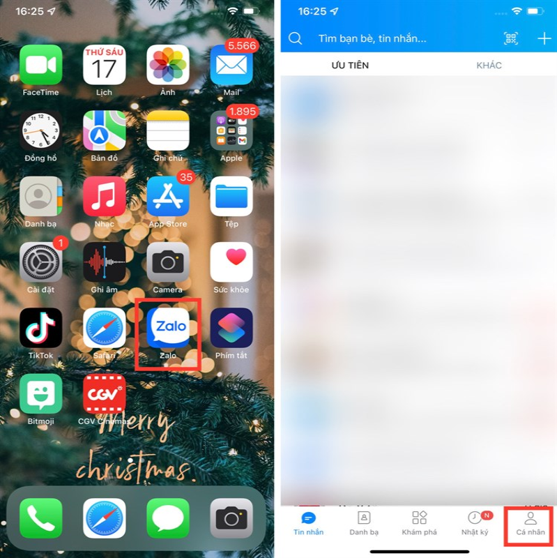 Cách đọc tin nhắn ẩn trên Zalo Truy cập vào Zalo
