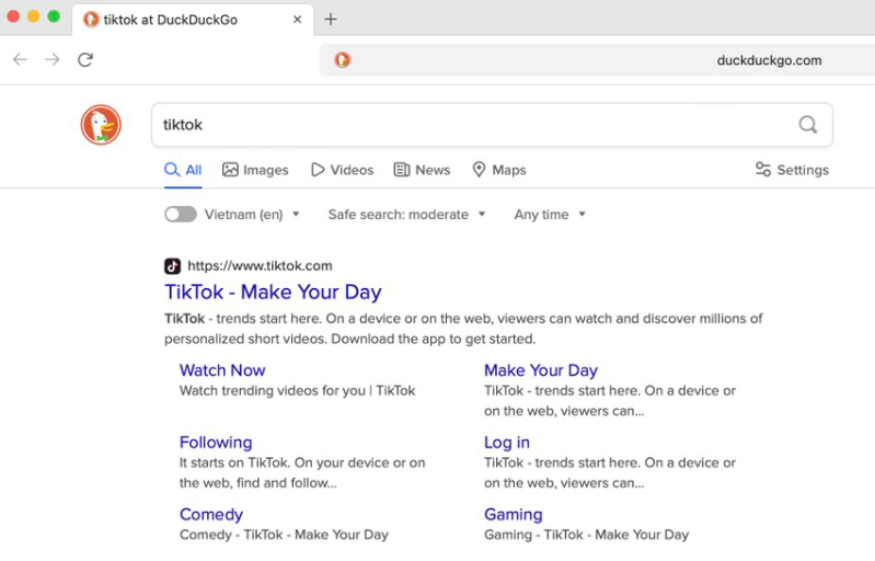 Cách hạn chế TikTok theo dõi bạn Sử dụng trình duyệt riêng tư để truy cập TikTok